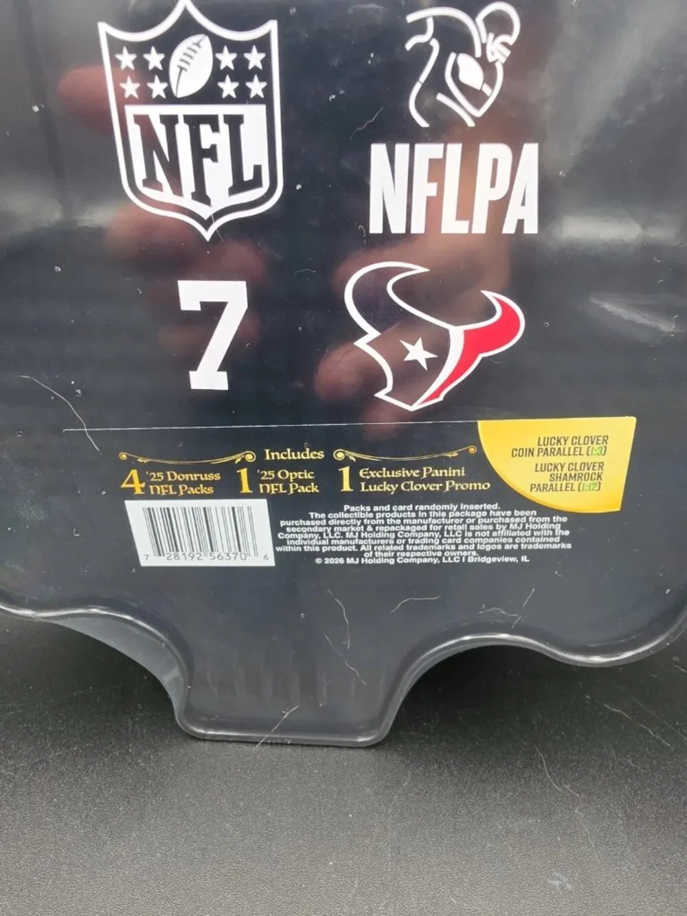 2026 Lucky 4 Leaf Clover Tin CJ Stroud NEW SEALED Houston Texans Optic Donruss